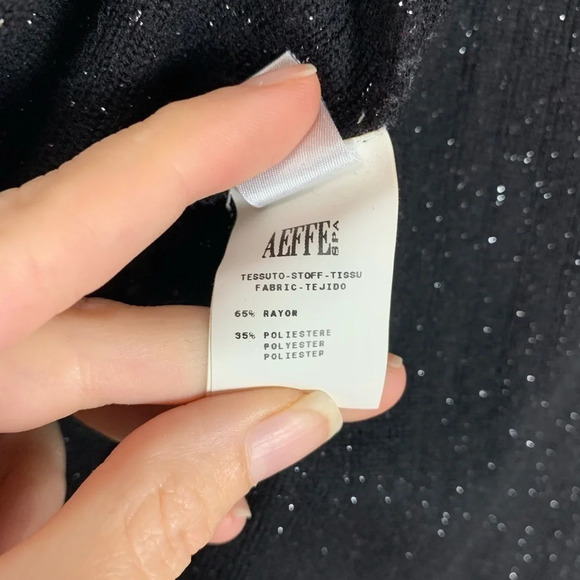 philosophy di Alberta Ferretti metallic cardigan sparkle size us 6 festive - Picture 8 of 16